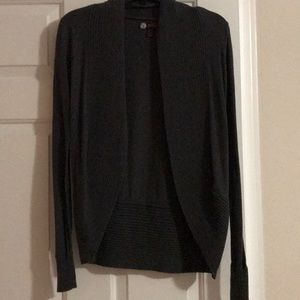 Gray long sleeve cardigan